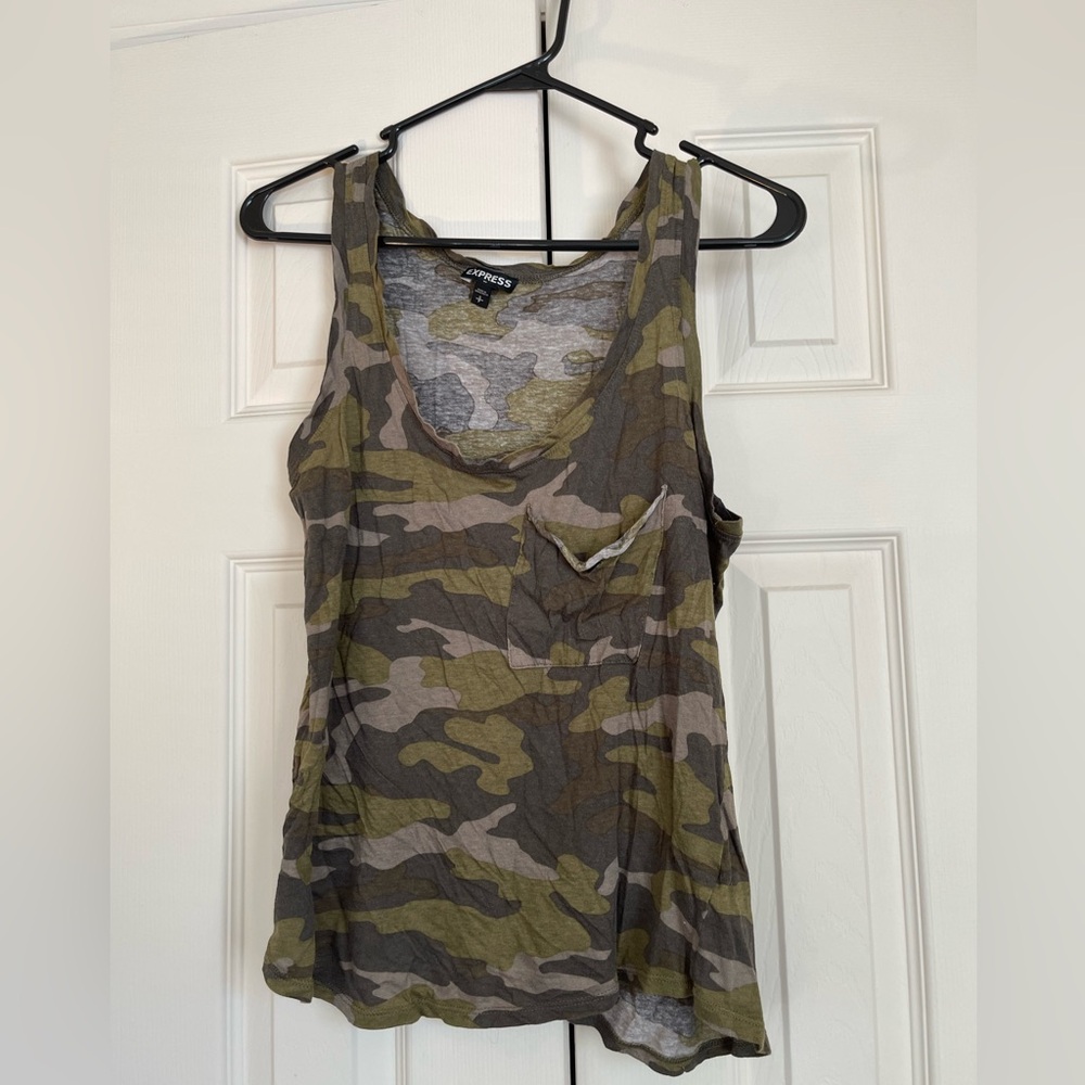 Express camo tank top PS